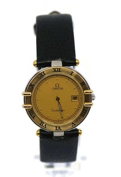 Omega Constellation Two Tone Stainless Steel Watch