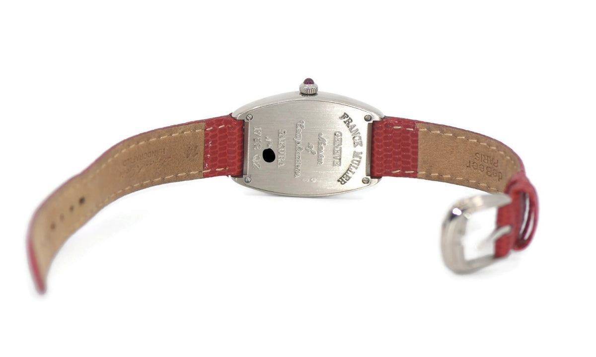 Franck Muller Sakura 18K White Gold Watch 1752QZ