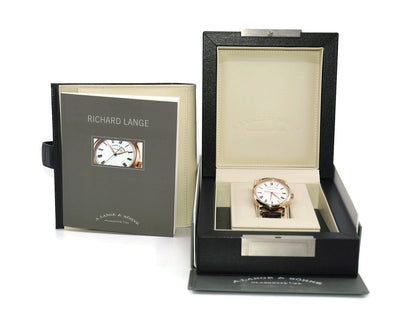 A Lange & Sohne Richard Lange 18K Rose Gold Watch 232.032