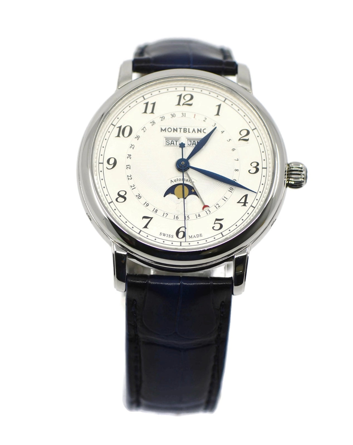 Montblanc Star Calendar Stainless Steel Watch 116516