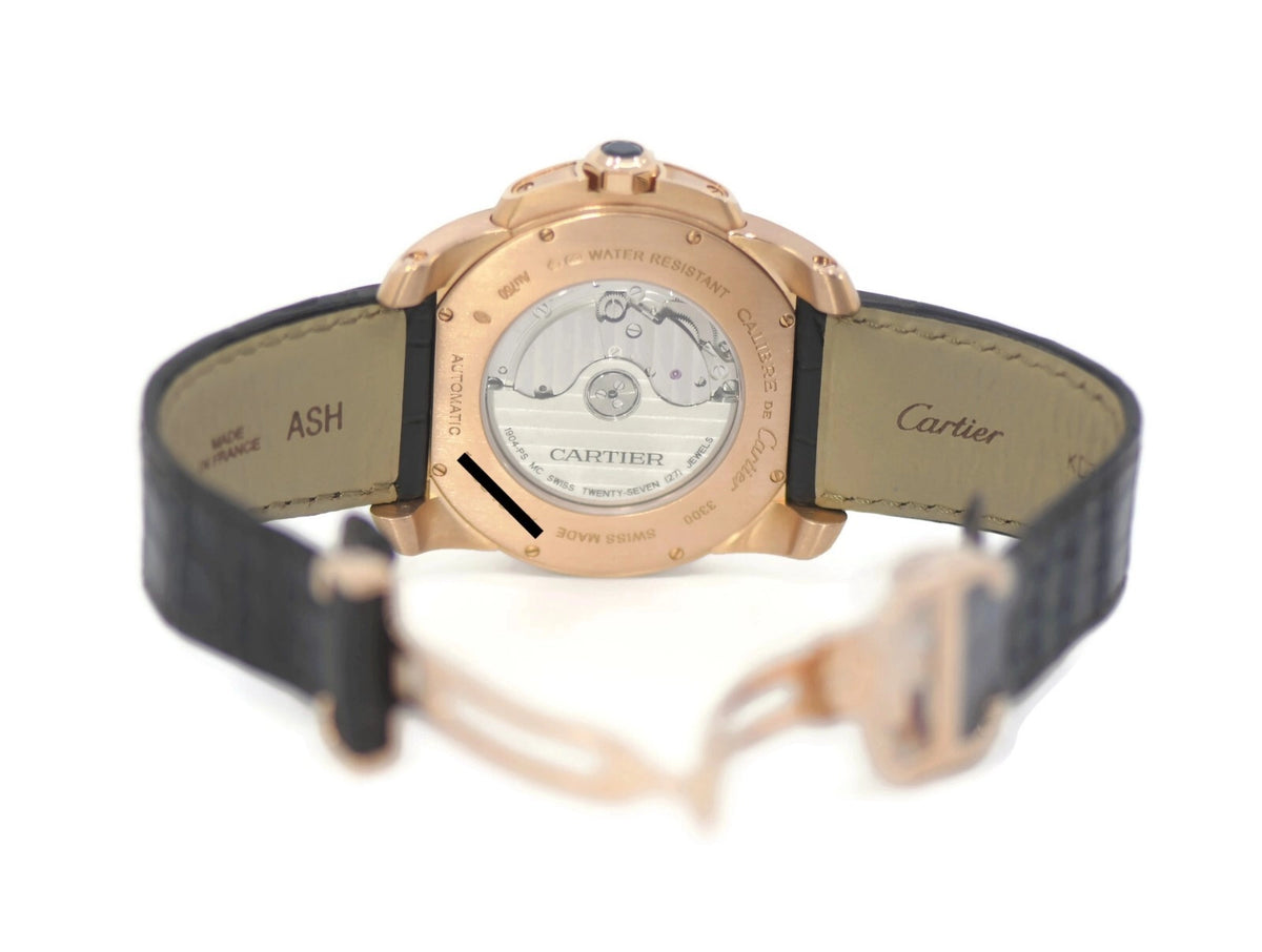 Cartier Calibre 18K Rose Gold Watch W7100007