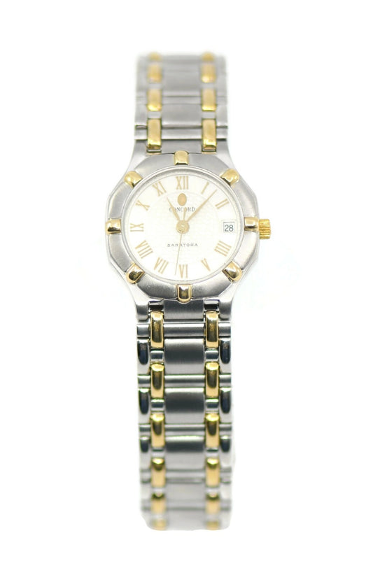 Concord Saratoga Two Tone Stainless Steel Watch 15.73.287