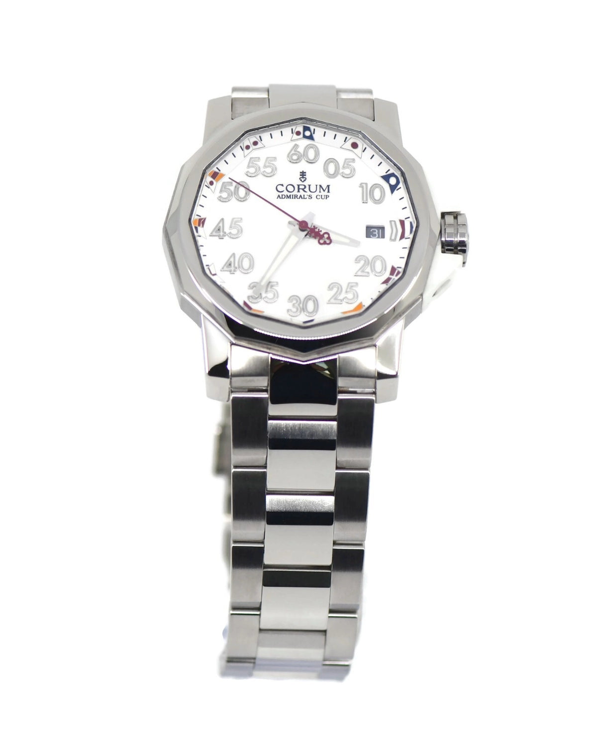 Corum Admiral's Cup Stainless Steel Watch 01.0010