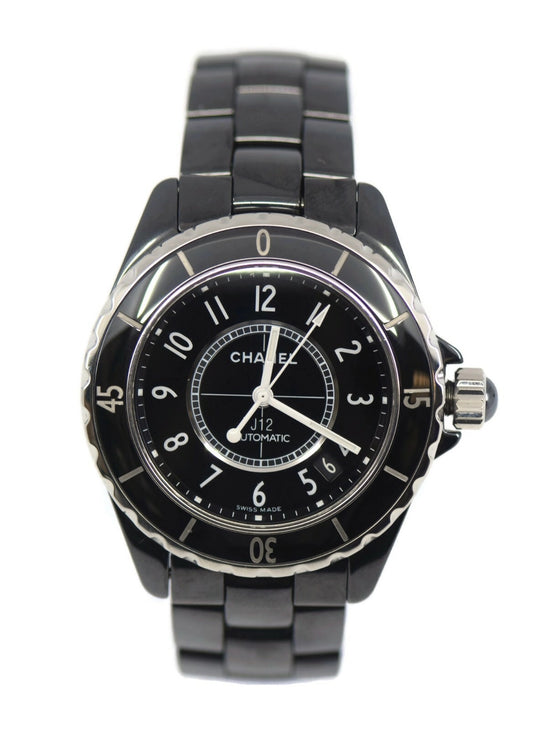 Chanel J12 Black Ceramic Automatic Watch H5697