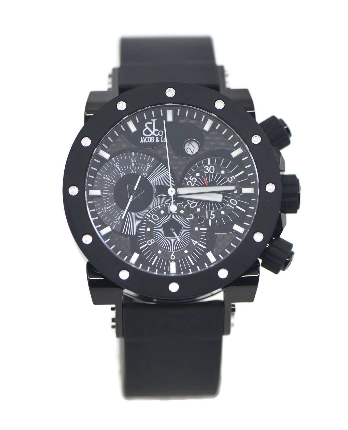 Jacob & Co Epic 2 Chronograph Stainless Steel Watch E2CBR
