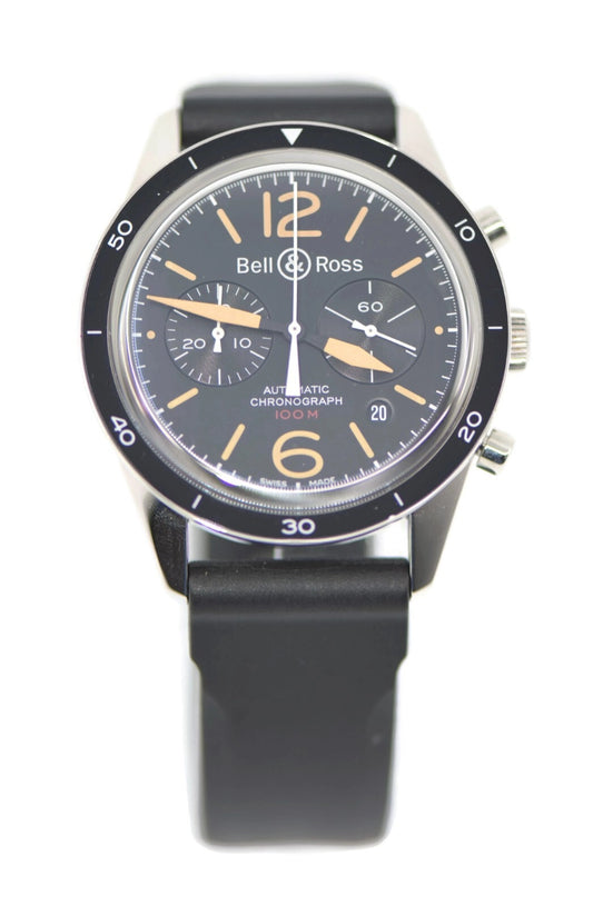 Bell & Ross Heritage Chronograph Stainless Steel Watch BR126