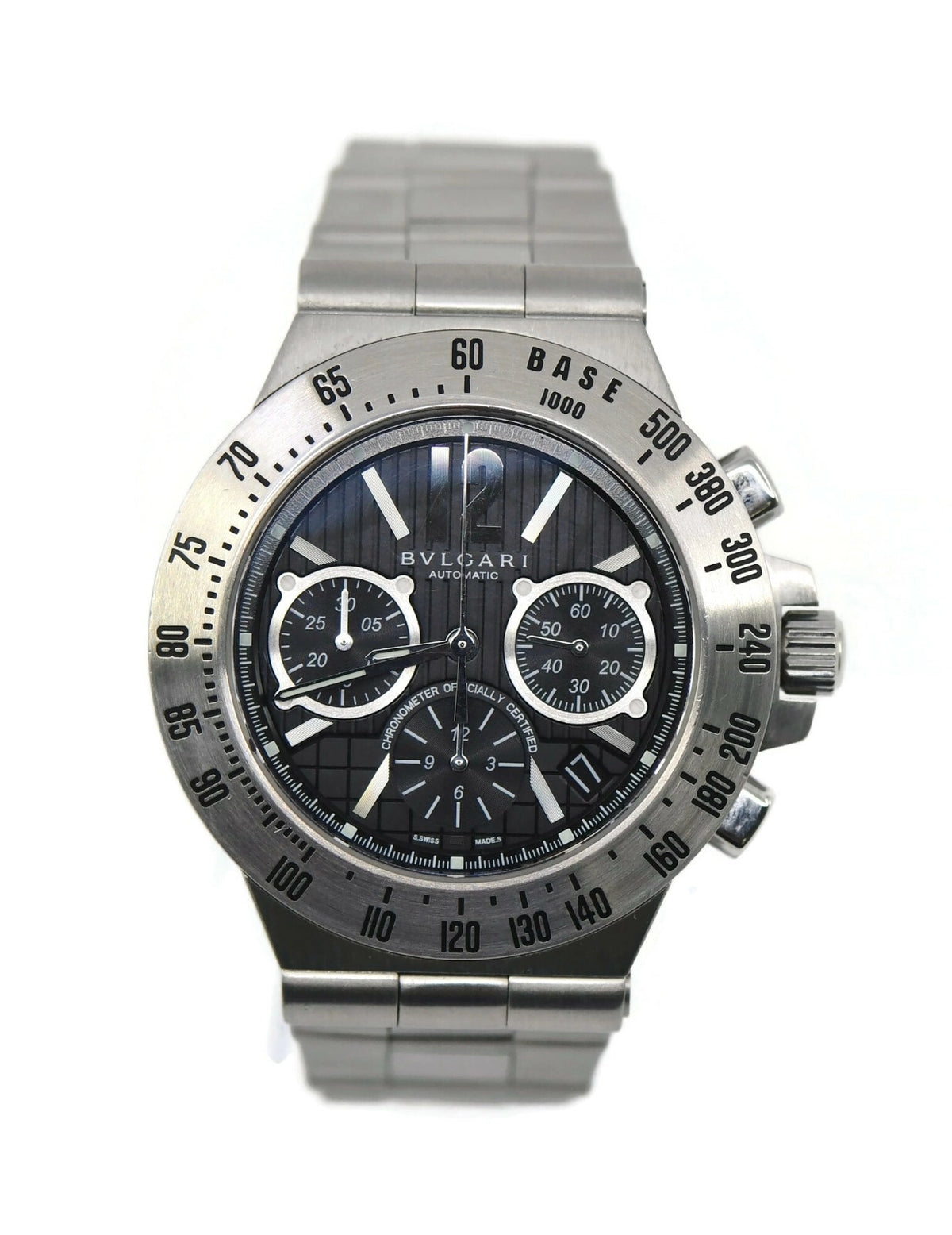 Bvlgari Daigono Chronograph Stainless Steel Watch CH 40 S