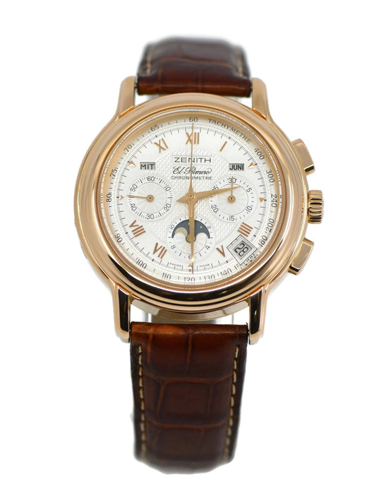 Zenith El Primero Chronomaster 18K Rose Gold Watch 17.0240.410