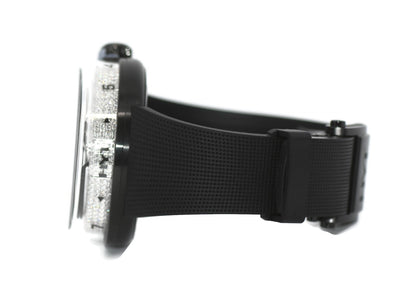 HYT H10 DIamond Black Stainless Steel Watch