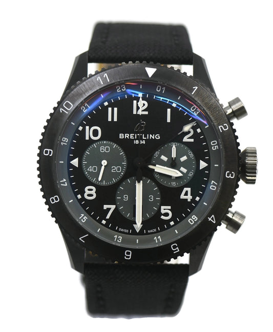 Breitling Super Avi GMT Chronograph Ceramic Watch SB0445