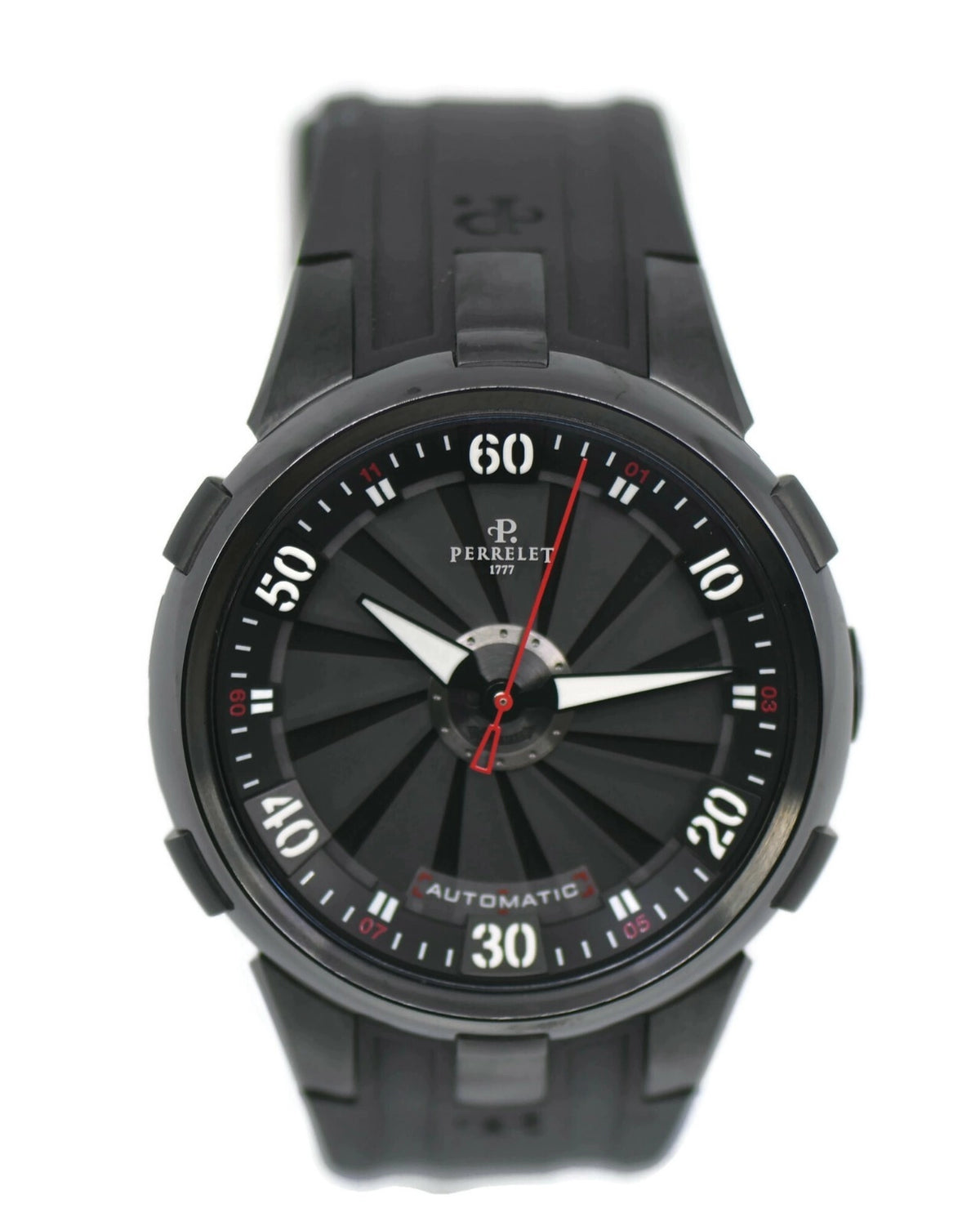 Perrelet Turbine Chronograph Stainless Steel Watch A1051/1