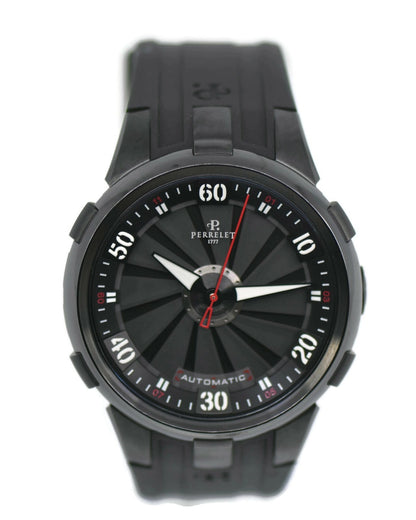 Perrelet Turbine Chronograph Stainless Steel Watch A1051/1