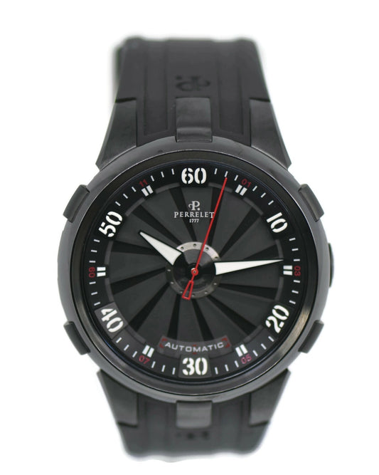 Perrelet Turbine Chronograph Stainless Steel Watch A1051/1
