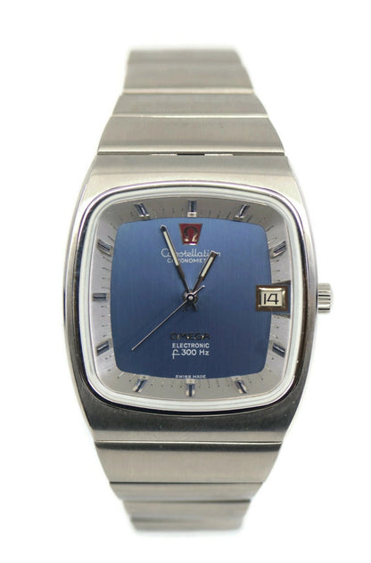 Omega Constellation Chronometer Electronic F300HZ Stainless Steel Watch 198.0028