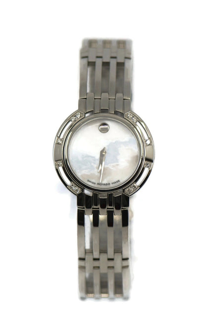 Movado Esperenza Diamond Stainless Steel Watch 0605430