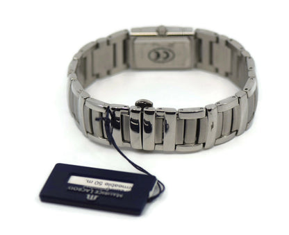 Maurice Lacroix Diamond Stainless Steel Watch