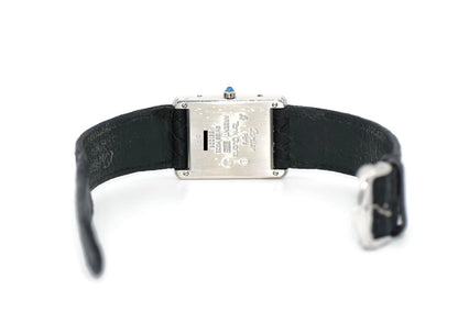Cartier Tank Sterling Silver Watch 681006