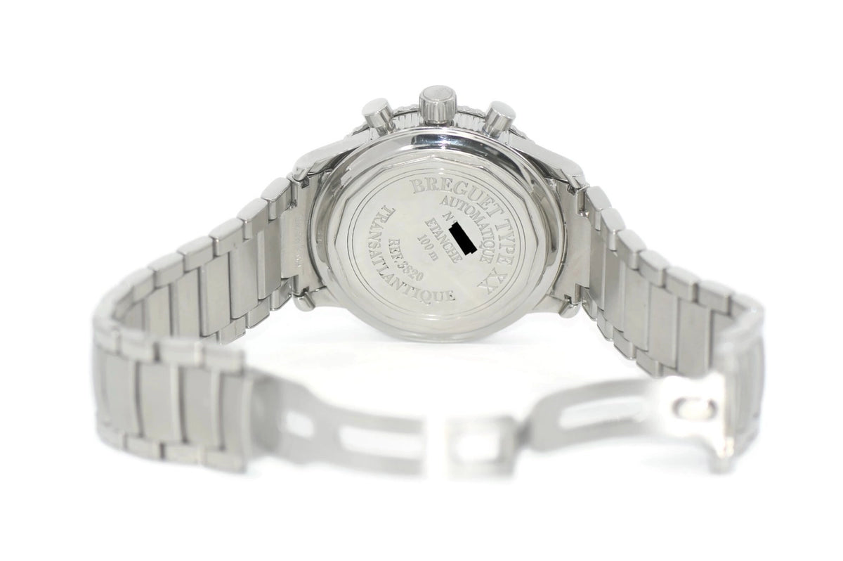 Breguet Transatlantique Type XX Stainless Steel Watch 3820