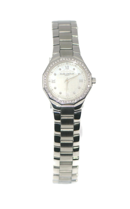 Baume & Mercier Riviera Diamond Stainless Steel Watch 65506