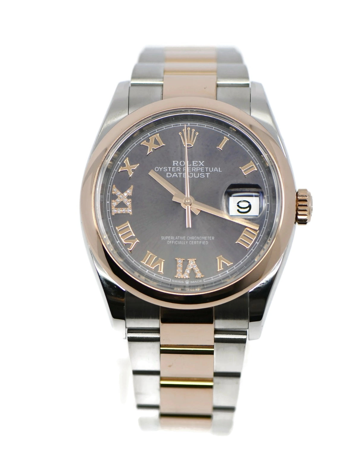Rolex Datejust Diamond 18K/Stainless Steel Watch 126201