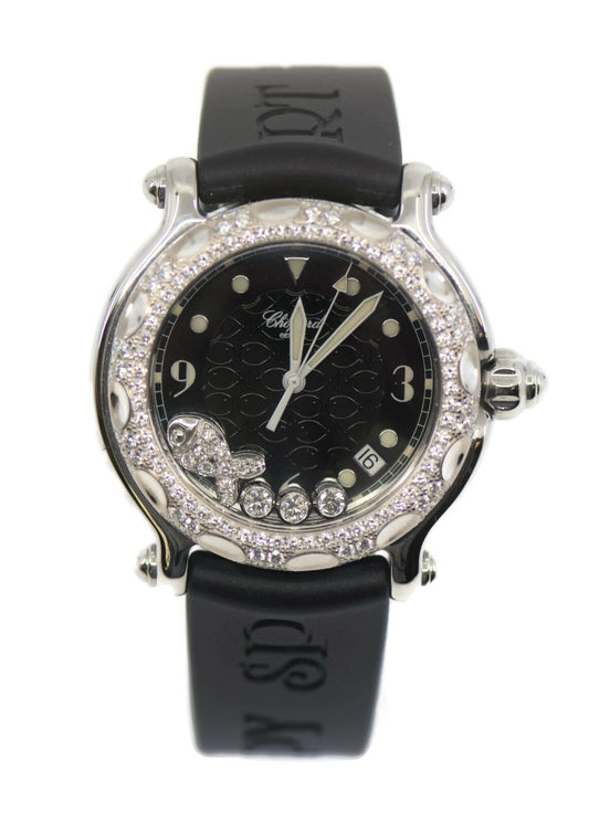Chopard Happy Fish Diamond Stainless Steel Watch 288347