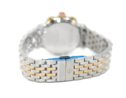 Michele Fluette Diamond Two Tone Stainless Steel Watch MW24A01C5966