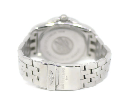 Breitling Galactic Unitime Stainless Steel Watch WB3510