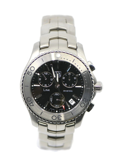 Tag Heuer Link Chronograph Stainless Steel Watch CJ1110