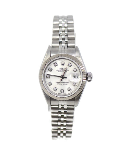 Rolex Datejust Diamond Stainless Steel Watch 79160