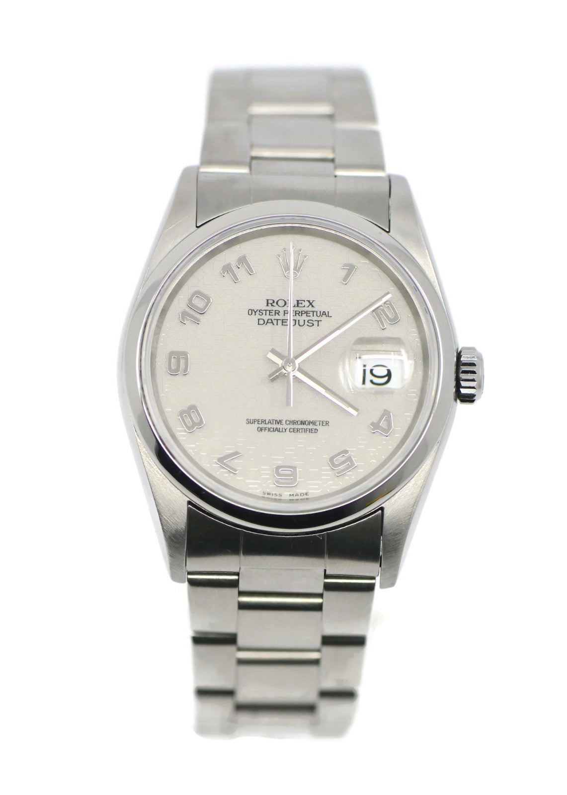 Rolex Datejust Stainless Steel Watch 16200