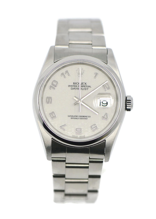 Rolex Datejust Stainless Steel Watch 16200