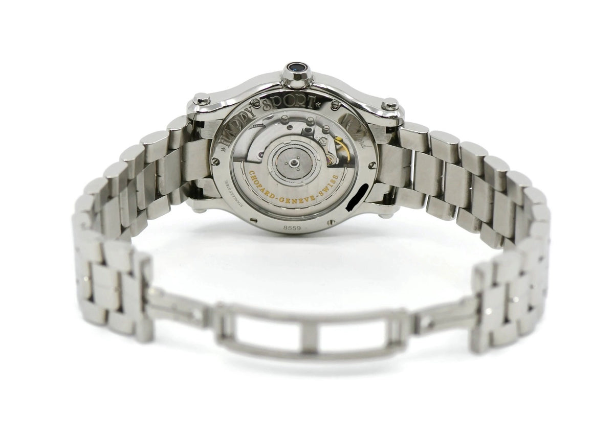 Chopard Hppay Sport Diamond Stainless Steel Watch 278559