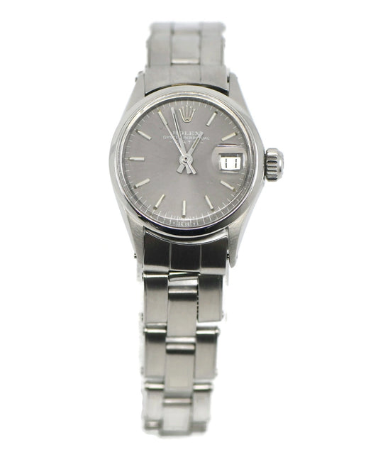 Rolex Oyster Perpetual Date Stainless Steel Watch 6516