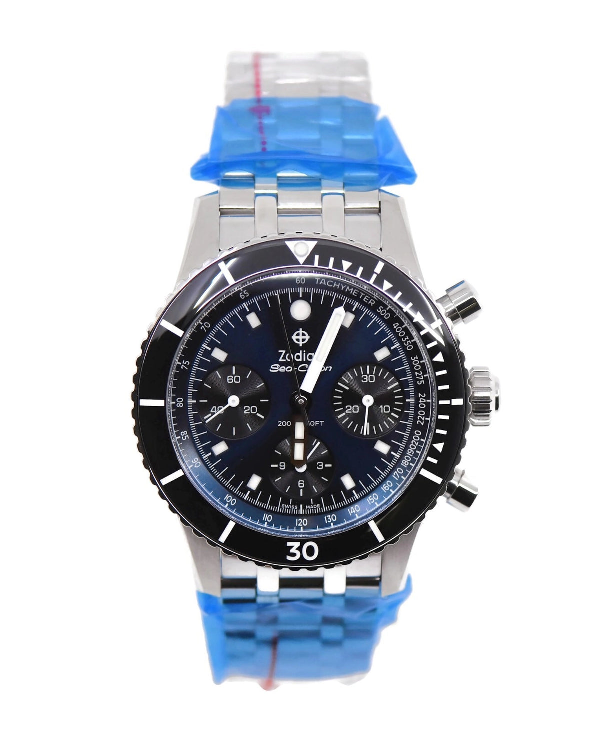 Zodiac Sea-Chron Stainless Steel Watch ZO3605