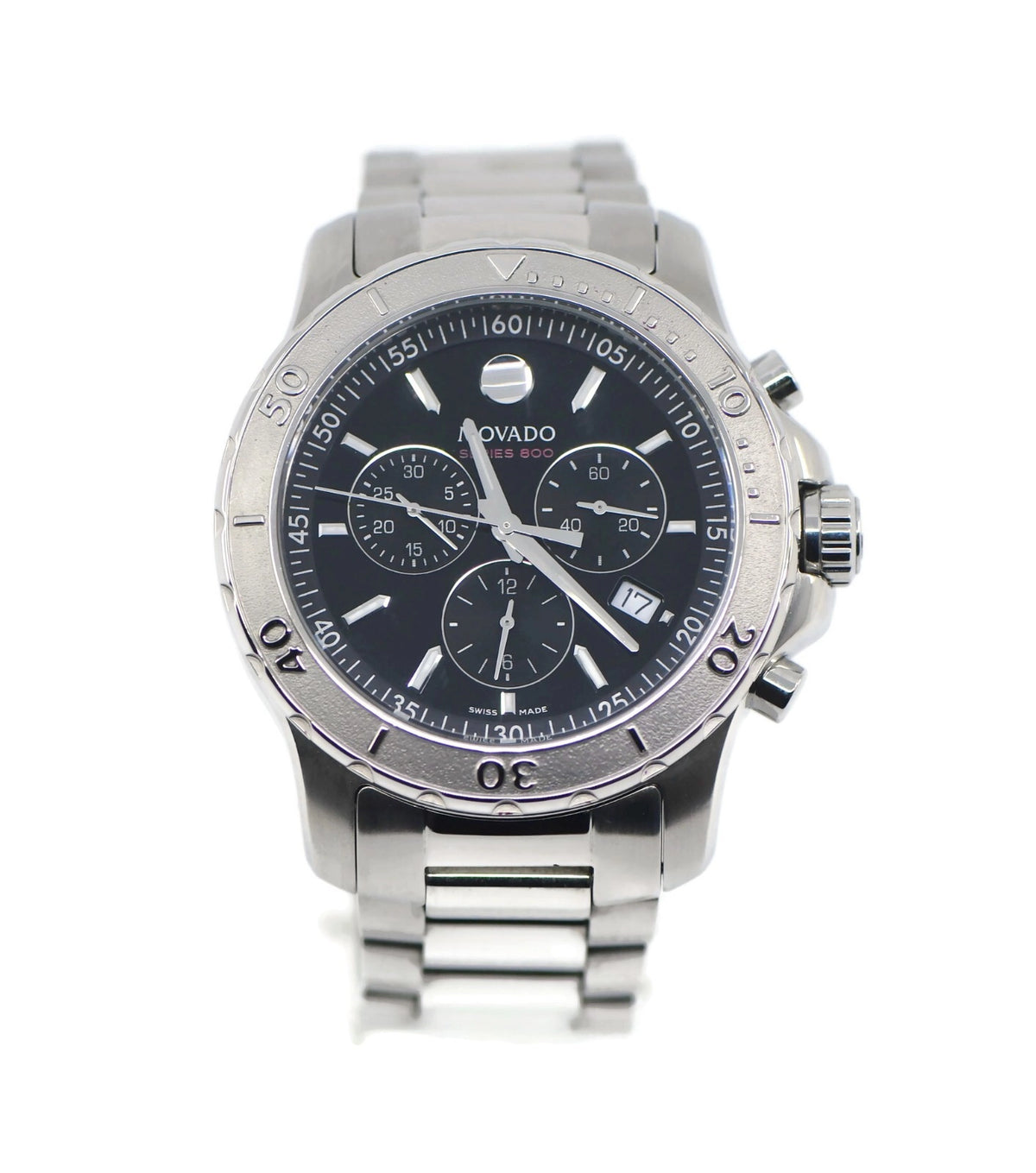 Movado Series 800 Chronograph Stainless Steel Watch