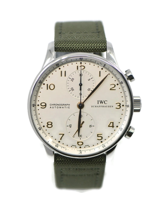IWC Portuguese Chronograph Stainless Steel Watch IW371401
