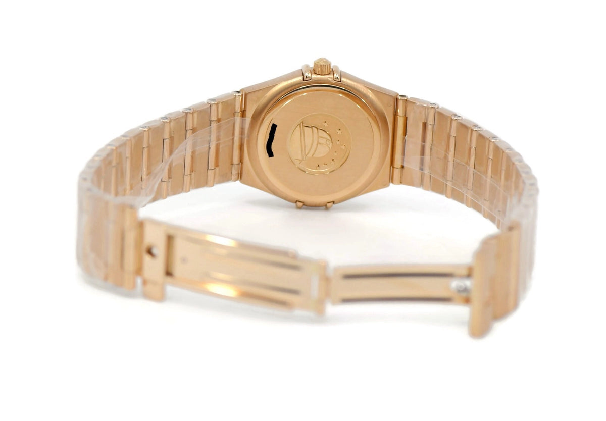 Omega Constellation Diamond 18K Rose Gold Watch