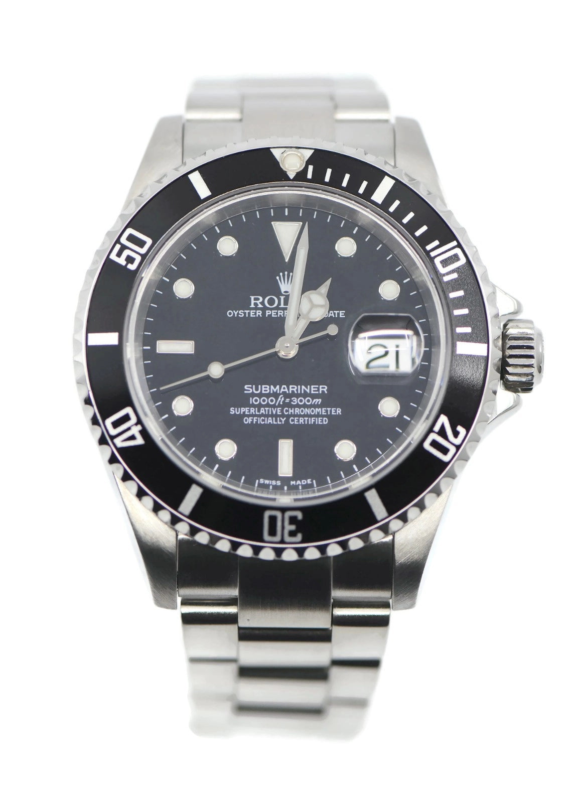 Rolex Submariner Stainless Steel Watch 16610