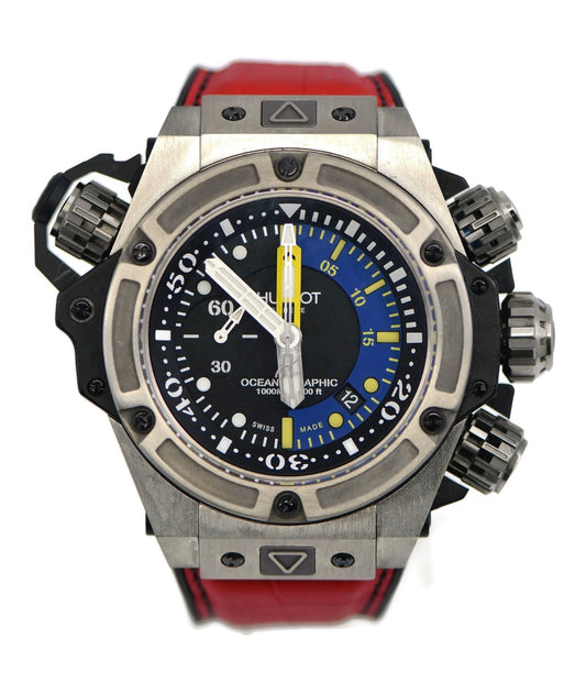 Hublot King Power Oceanographic Titanium Watch 732.NX.1127.RX