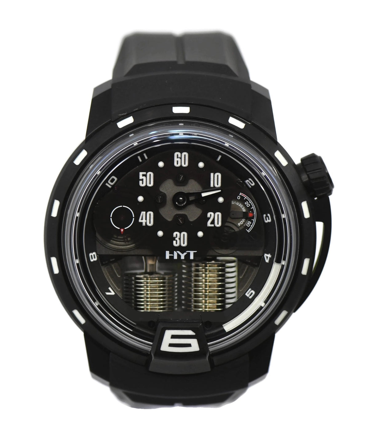 HYT H1 Ghost Titanium Watch 148-DL-60-NF-RU