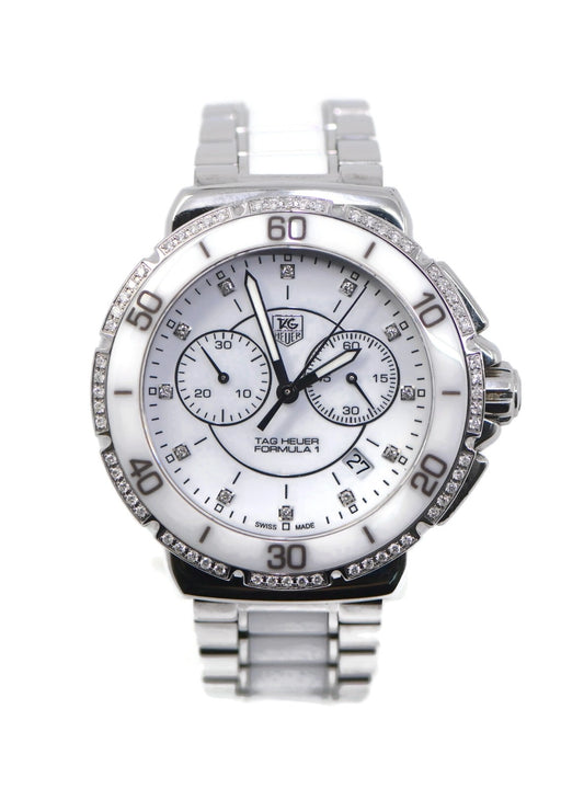 Tag Heuer Formula 1 Diamond Ceramic Stainless Steel Watch CAH1213