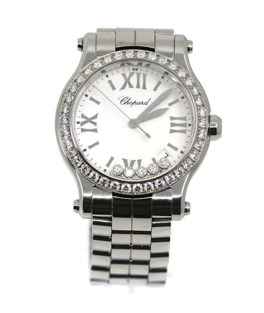 Chopard Hppay Sport Diamond Stainless Steel Watch 278582