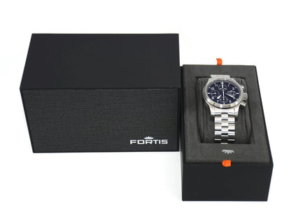Fortis Aeromaster B-42 Stainless Steel Watch 656.10.141