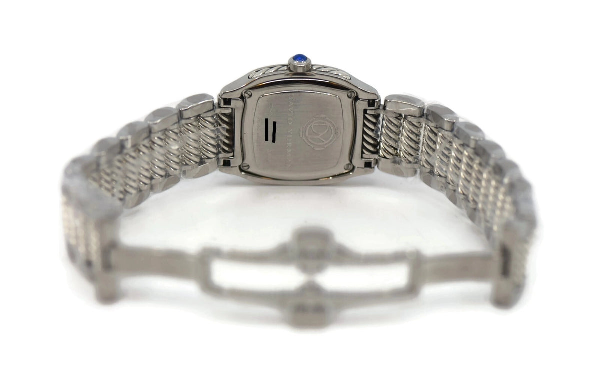 David Yurman Thoroughbred Diamond Stainless Steel Watch T304