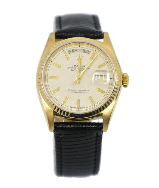 Rolex Day Date 18K Yellow Gold Watch 18038