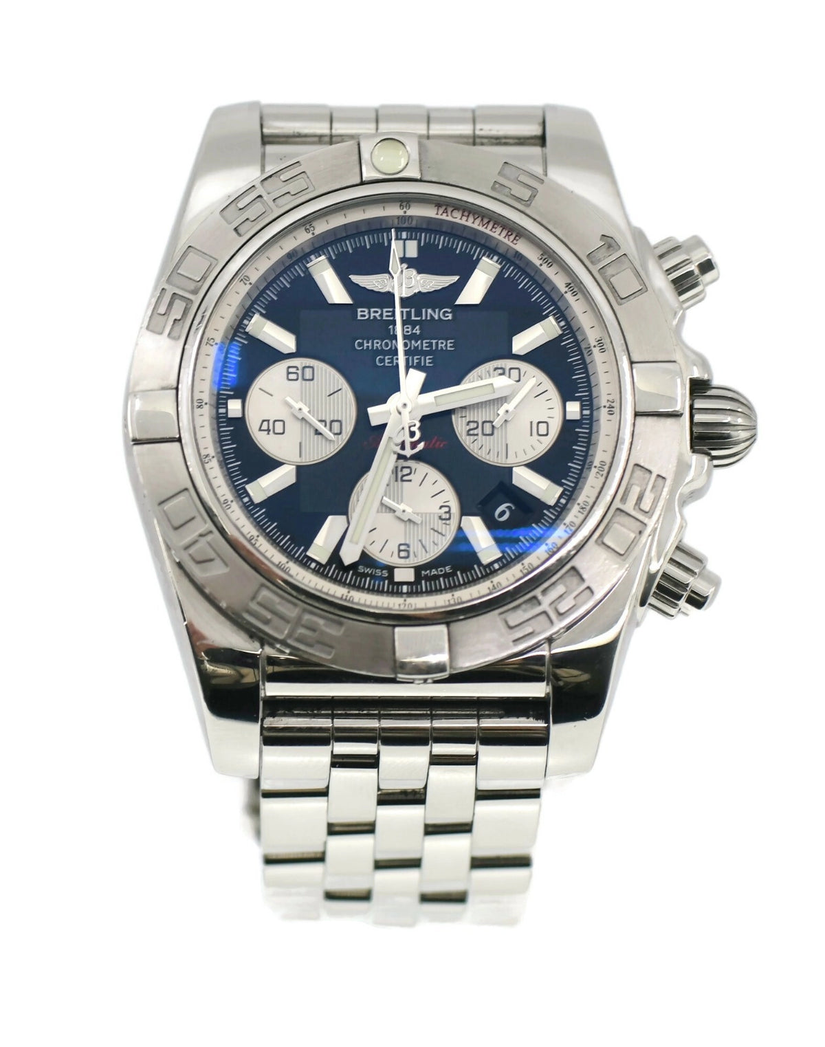Breitling Chronomat Stainless Steel Watch AB0110