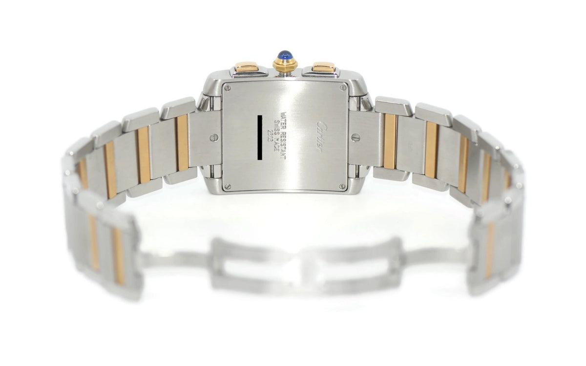 Cartier Tank Chronograph 18K/Stainless Steel Watch W51004Q4