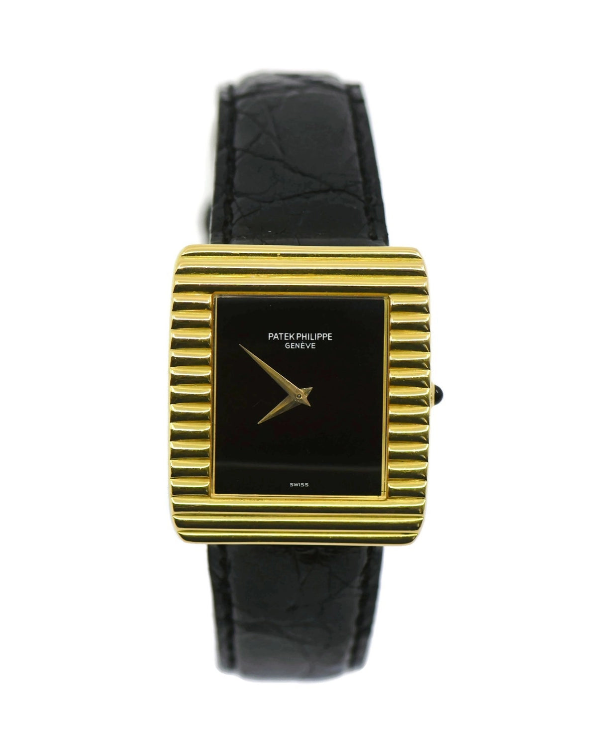 Patek Philippe Gondolo Onyx 18K Yellow Gold Watch 3633