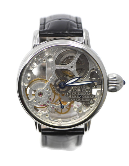 Krieger Gigantium Skeleton Stainless Steel Watch K7007