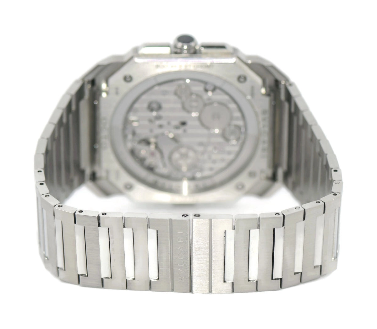 Bulgari Octo Finissimo Chronograph GMT Stainless Steel Watch 103661